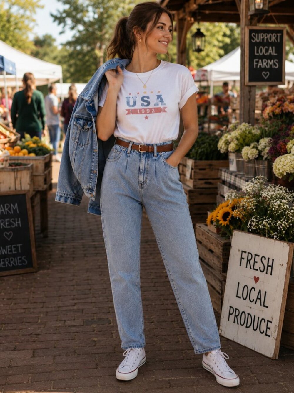 Vtg 80s/90s The Limited High Waisted Pleated Mom Jeans | Made in USA Light Wash